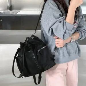 여성용 데일리 실용 투웨이 크로스백 백팩