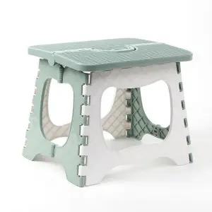 [하프클럽/셀러허브]슬림 간이 접이식 의자 29x23cm 그린