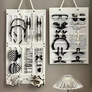 [하프클럽/셀러허브]펠트 벽걸이 악세서리 정리대 헤어핀 머리띠 선글라스