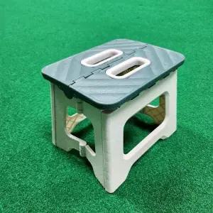 [하프클럽/셀러허브]미니 접이식 스탭 발받침 스툴 초록