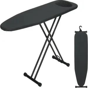 다리미 보드 풀 사이즈 54x14 두꺼운 패딩 커버가 있는 레인홀 헤비 듀티 높이 조절 가능한 스마트 행거가