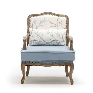 북유럽 빈티지 1인용 앤틱 암체어 패브릭 클래식 엔틱쇼파 카페 윙체어