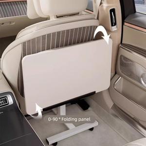 자동차테이블 접이식 차량용 뒷 웜화이트50x30소형차 책상 간이식탁