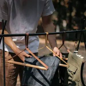 캠핑 BK04OP80 옷걸이 휴대용 버클 타입 접이식 행거