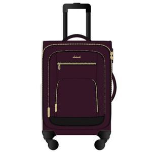 러기지 22x14x9 항공사, 의류 가방 및 스피너 휠 장착 승인, TSA 잠금 장치가 장착된 22인치 대형 롤링 캐리어, 여성 여행용 49L 경량 언더시트 캐리온