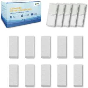 우루크 어항 필터 카트리지 수족관 상단 핀 15팩 탄소 카트리지를 제올라이트로 교체합니다