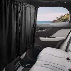 NEMTMCUA 자동차 프라이버시 커튼 - 뒷좌석 암막 태양 음영 여행 캠핑 낮잠 수면을 위한 측면 창문 커버