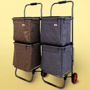 [하프클럽/셀러허브]CYK 2단 분리수거 카트