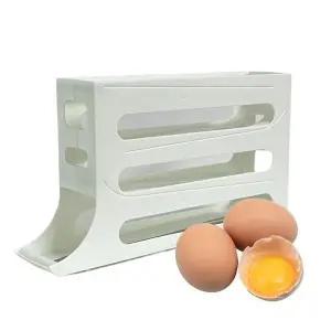 [하프클럽/셀러허브]냉장고정리 공간활용 자동 에그슬라이드 달걀 계란 트