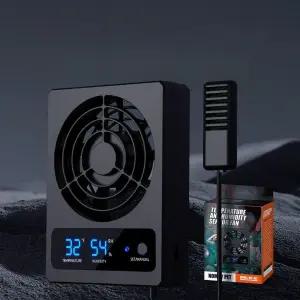 도마뱀 사육장 환기팬 환풍기 파충류 습도 온도 상자 팬 감응 부화기