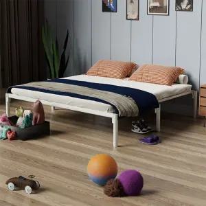 접이식 철제 침대프레임 평상형 기숙사 조립침대 싱글