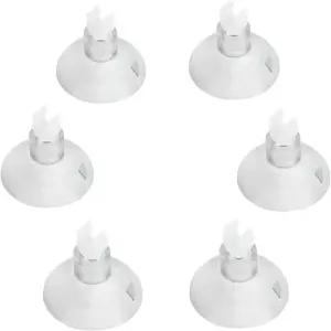 표준 3/16인치 ID 항공사 튜브용 Pawfly 수족관 흡입 컵 클립 어항 환기 설정용 투명 공기 호스 홀더