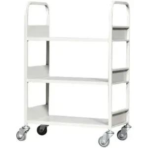 데스크 이동식 카페 사무용 거실 화이트 소형북트럭 테이블