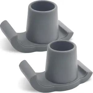 ATAISIA 워커 스키 글라이더 - 2팩 유니버설 핏 슬라이더 글라이더(1 1/8인치 튜빙용) 시니어용 워커용