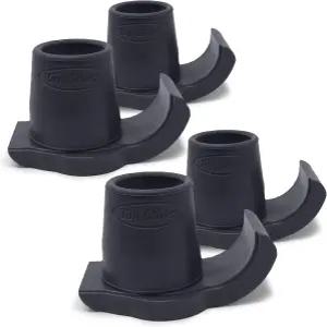 거래 2쌍 탑 글라이드 듀라스키 헤비 듀티 워커 스키 1 1/8인치 튜브(블랙)