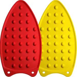 다리미판용 사비나 실리콘 받침대 패드(2팩). 내열 패드 두꺼운 버전. 다리미판과 매트의 완벽한 조합.