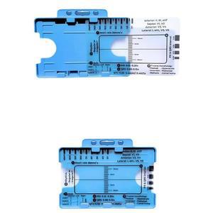 투명 사용 간편 해석 측정 Ruler EKG 7단계 심전도 휴대 도구 캘리퍼스