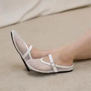 [신상오픈런]여성 통기성 끈조절 뮬 샌들 물빠짐 단화 (39183382)