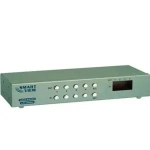 모니터 분배기 4대4 매트릭스 stereo vga rgb 1u 4대4분배기