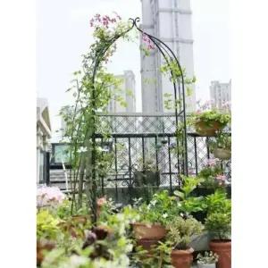 장미아치 정원 넝쿨지지대 터널 장미 가든 대문 철제