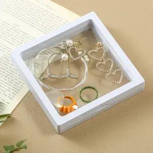 [하프클럽/셀러허브]PE 투명필름 액세서리 케이스 5p세트(11cm) (화이트)