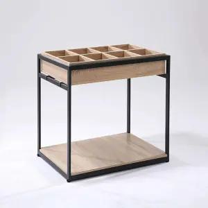 커피 맥주잔 목재 받침대 출입구 매장 음료 보관대