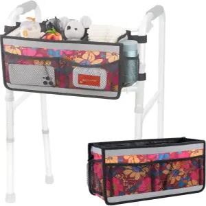 슈퍼기어 워커 바구니 가방 정리함 보관 파우치 물컵 홀더 대용량 휴대용 캐리어 토트 캐디 액세서리