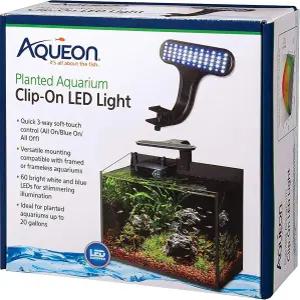 최대 20갤런 수족관용 심은 재배 식물을 위한 Aqueon 클립온 LED 수족관 어항 조명