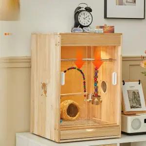 사육장 온도조절 조류사육장 날림장 히터보온 앵무새장 앵무새