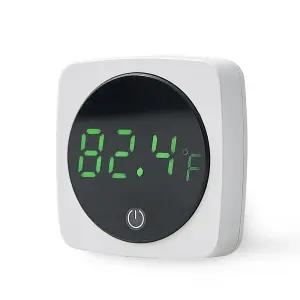 수족관 온도계 어항 디지털 부착 물고기 베타 액솔로틀 수생 또는 거북이를 위한 터치 버튼이 있는 온도