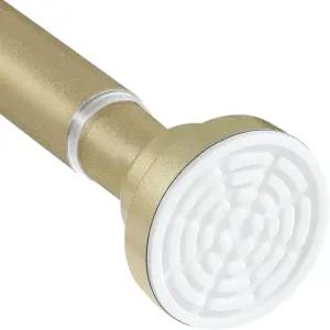 윈도우용 Fvonzn 골드 샤워 커튼봉 28~48인치 조절 가능 샤워봉 스프링 장력 욕실 창문 카페용 드릴링 없는