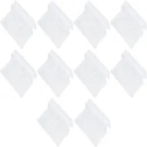 RLECS 10PCS 어항 아크릴 브래킷 2.17x1.57x0.71인치 반려동물 용품 유리 커버 클립 워터 피처 박스 후드