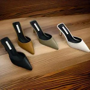 [신상오픈런]여성 비즈니스용 무광 피팅 뮬 하이힐 6cm (32331619)