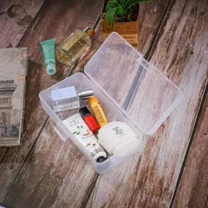 [하프클럽/셀러허브]멀티 투명 플라스틱 소품 수납케이스(18.5x9cm)