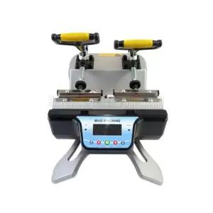 2구 머그컵 열전사기 사진 기념품 굿즈제작 프레스