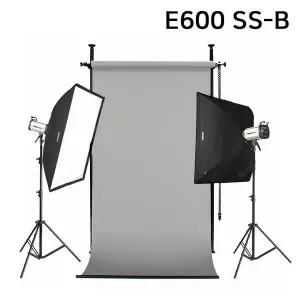 포멕스 사진조명 스튜디오 촬영 세트 (E600 SS-B) 고정형 배경시스템