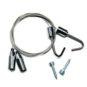 [골드스마일]유니온 천장고리와이어줄 J고리형 와이어줄 (CW05) 액자걸이 미술품