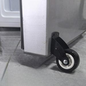 2피스 도어 지지 휠 내구성 알루미늄 합금 낙하 방지 및 내마모성 수직 힌지 베이스 나무에  슬라이딩