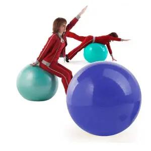 키드짐 짐볼 요가 마사지볼 임산부 파랑 85cm 요가볼 마사지공