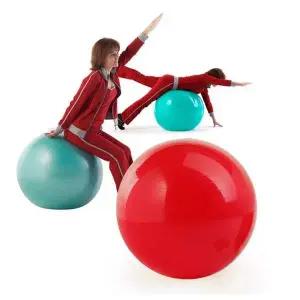 키드짐 짐볼 요가 마사지볼 임산부 빨강 75cm 요가볼 마사지공