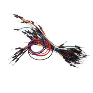 65개 남성용 무땜납 브레드보드 점퍼 케이블 와이어