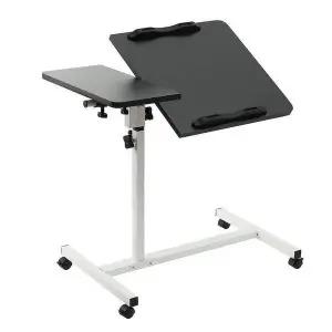 [하프클럽/셀러허브]각도조절 듀얼 사이드 테이블(블랙) 침대테이블