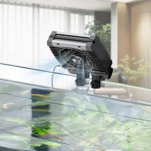 포플라이 수족관 냉각기 팬 Axolotl 탱크용 조용한 어항 속도와 타이머 조절 가능한 담수 및 염수 테라리움