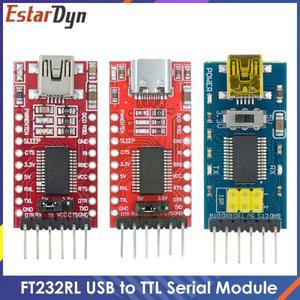 FT232RL FTDI USB 3.3V 5.5V-TTL 직렬 어댑터 모듈  아두이노호환 프로 미니 소형 USB-TTL