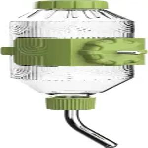 애완동물 물병 [S17 17온스] 매달린 개 물 디스펜서 개집 플라스틱 음용 주전자 공급기 BPA 프리 케이지