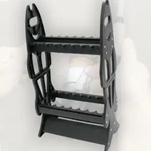 [콩심팥심]다량보관 이동신손잡이 낚시대홀더 조립식 낚시대 스탠드 진열