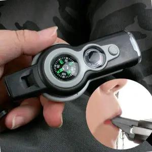 다양한구성 넥스트랩 등산호루라기 비상 도구 후레쉬 나침반 거울