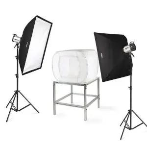 [에이치플러스몰]포멕스 사진조명 스튜디오 촬영 세트 (E200 SSL-B) 쇼핑몰 악세서리