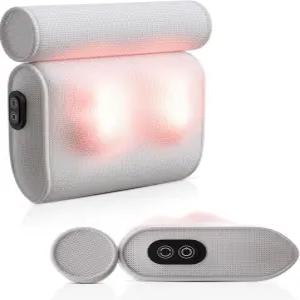 모네 마사지 목욕 베개 - 욕조용 IPX8 방수 부드러운 4D 메쉬 등 목 어깨 마사지기 깊은 조직 및 이완