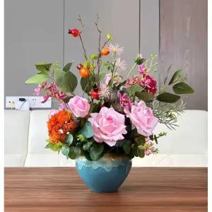 인테리어 조화 장식 거실 가짜 꽃꽃이 꾸미기